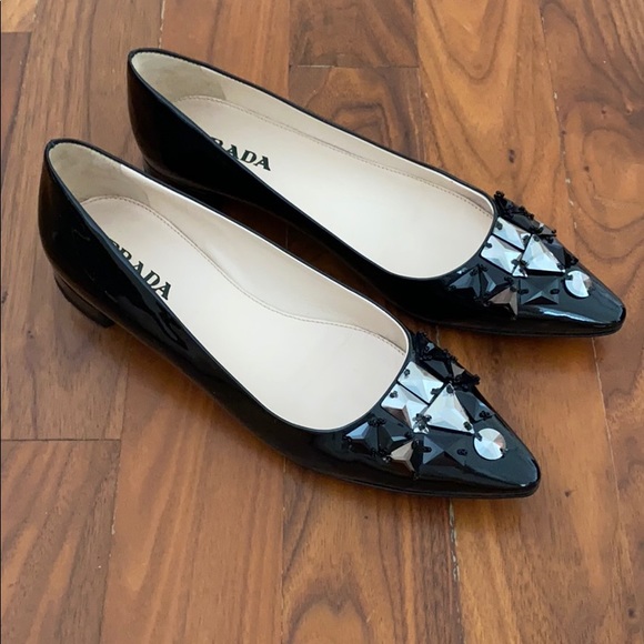 Prada embellished ballet flats - Picture 5 of 14